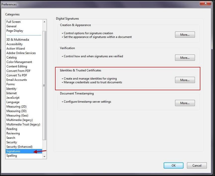 Juricert ID Adobe Acrobat Installation LTSA Help